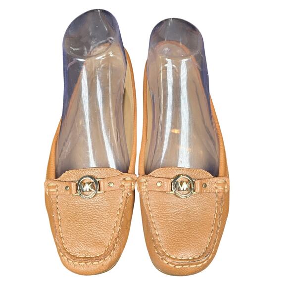 Michael Kors Tan Loafer Womens Size 7 Excellent Condition, Cushioned Insole - Picture 3 of 12